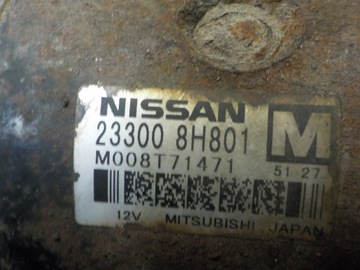 NISSAN X-TRAIL T30 2.2 DCI 07R 136KM YD22 STARTÉR 233008H801