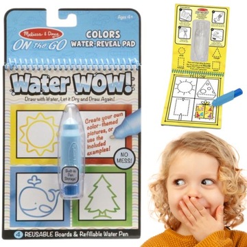 Kolorowanka wodna wielokrotnego użytku WaterWoW