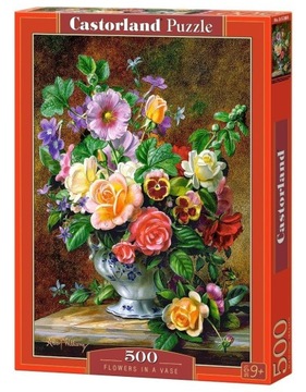 Puzzle 500 el Kwiaty w wazonie Castorland