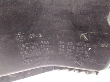 9629040380 POUZDRO FILTRU VZDUCHU 2.2 HDI 98 2001 PEUGEOT 607 (9D 9U)