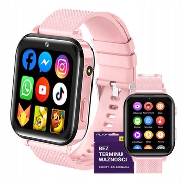 SMARTWATCH DLA DZIECI ZEGAREK APARAT GPS SIM 4G