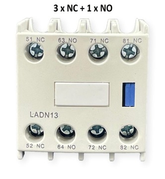 LADN13 Styk pomocniczy przedni 1NO+3NC dla LC1