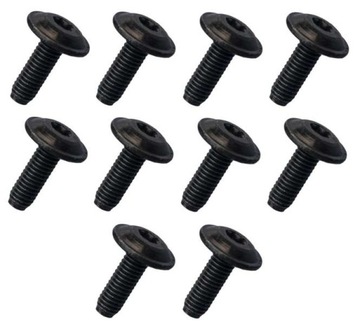 10x ŚRUBA M6 TORX SPINKA WKRĘT OSŁON NADKOLE ZDERZAK PAS WZMOCNIENIE PŁYTA