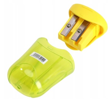 Двойная точилка Deli R011 с контейнером