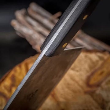 Колун ПОВАРСКИЙ 30СМ ДЕРЕВО ВЕНГЕ ОСТРАЯ ЯПОНСКАЯ СТАЛЬ ДЛЯ МЯСА И ОВОЩЕЙ