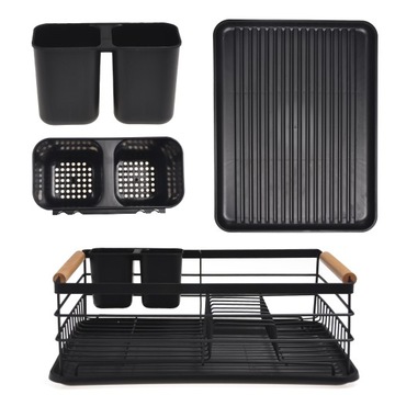 СУШКА ПОСУДЫ СТОЛОВЫЕ ПРИБОРЫ СТОЯЩИЕ С ПОДДОНОМ КАПЕЛЬНИЦА