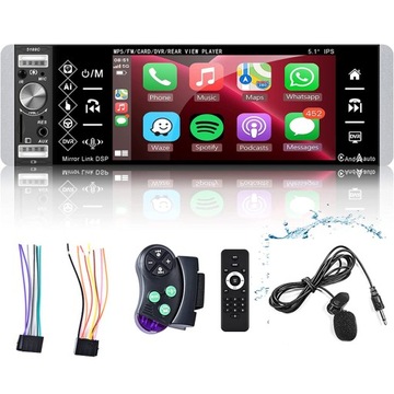 АВТОМОБИЛЬНЫЙ РАДИО 1DIN ЭКРАН 5.1 BLUETOOTH MP5 USB