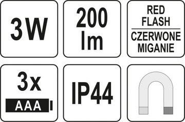 Фонарь инспекционный - PENLIGHT 200LM