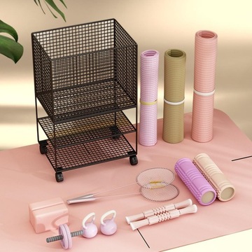 Стойка для хранения коврика для йоги, металлическое оборудование для тренировок, аксессуары для тренажерного зала