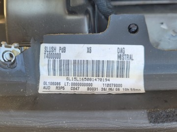 DESKA ROZDĚLOVAČE KONZOLA ČERNÁ CITROEN C6 07R