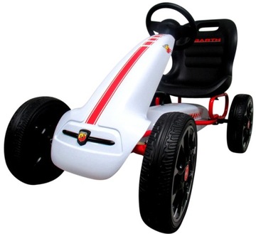 GOKART G6 ABARTH С ПЕДАЛЬЮ, КОЛЕСА ИЗ ПЕНЫ ЭВА, ТОРМОЗ