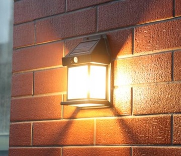 LAMPA SOLARNA LED Z CZUJNIK RUCHU WODOODPORNA IP65