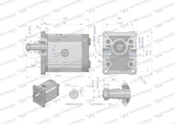 Гидравлический насос 28,0 см3 макс. 160 бар Вариньский