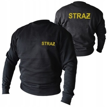 Bluza STRAŻ z haftem w kolorze złotym