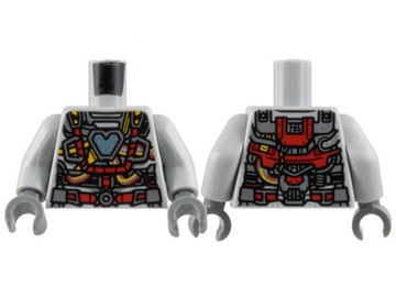 Lego Nowy Tors Light Bluish Gray Zbroja sh848 Ironheart MK1 973pb4944c01