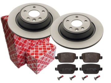 TARCZE + KLOCKI FEBI TYŁ FORD MONDEO IV S-MAX