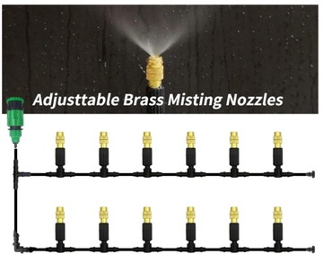 ВОДЯНАЯ ЗАВЕСА ТУМАН КОМПЛЕКТ ДЛЯ ПОРОШЕНИЯ САДОВОЙ ТЕРРАСЫ #002