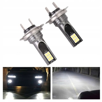 2шт H7 12LED автомобильная лампа для фар