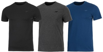 4F ZESTAW 3szt. MĘSKA KOSZULKA T-SHIRT / rozm M
