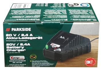 PARKSIDE ŁADOWARKA DO AKUMULATORÓW 20 V 2,4 A PLG 20 C1