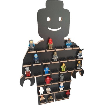 Ekspozytor organizer na figurki ludziki klocki półka regał na minifigurki