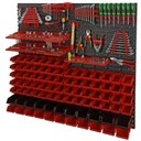 Настенная плата инструмента 115x117см 85 ящиков для мусора