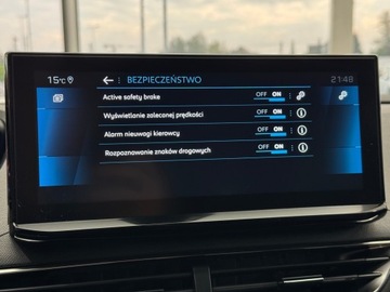 Peugeot 3008 II Crossover Facelifting  1.2 PureTech 130KM 2023 Peugeot 3008 Allure Pack / 1właściciel / Salon Pol, zdjęcie 34