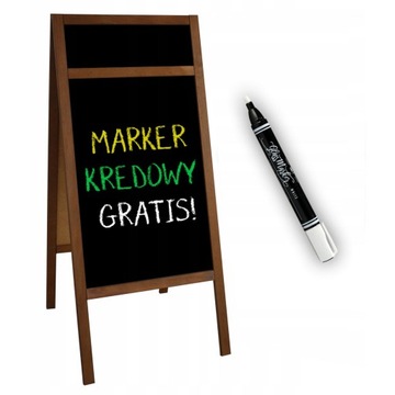 POTYKACZ STOJAK REKLAMOWY GRATIS MARKER KREDOWY