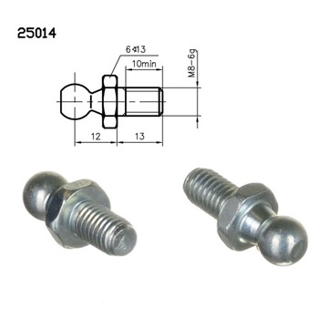 КРЕПЛЕНИЕ ГАЗОВОЙ ПРУЖИНЫ 25014