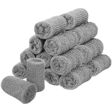 Проволочная сетка из стальной шерсти, тонкая из нержавеющей стали