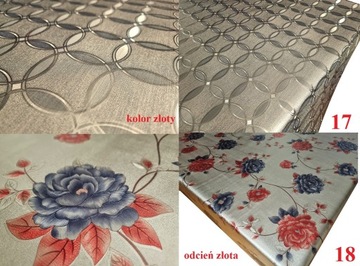 CERATA METALICZNA 3D OBRUS 280x140 15 WZORÓW