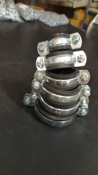 Держатель одинарной трубы с глушителем 1 1/2