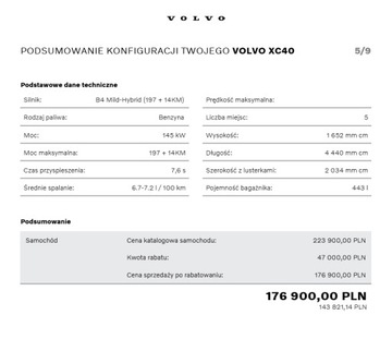 Volvo XC40 2026 VOLVO XC40 B4 BLACK EDITION, zdjęcie 14