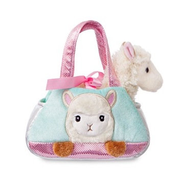 AURORA, 60935, FANCY PAL, PEEK-A-BOO альпака, 8IN, SOFT TOY, (рожевий, синій, WH