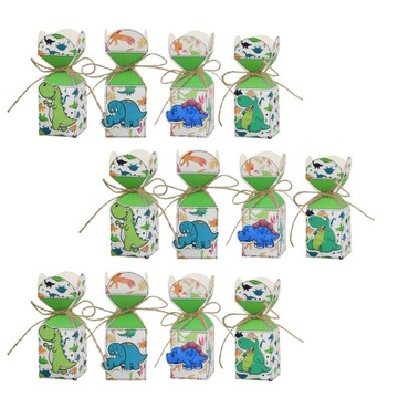 PUDEŁKO NA CUKIERKI DINOZAUR MINI ZWIERZĘTA KRAFT 12 SZT