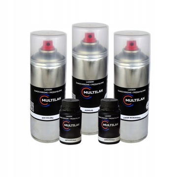 БОЛЬШОЙ НАБОР ДЛЯ РЕМОНТА ПОКРАСКИ АВТОМОБИЛЯ НАБОР СПРЕЙ Audi LY7W