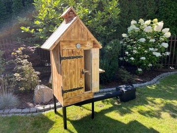 Деревянная садовая коптильня TOKO 3/4 Wood Smokehouse Set