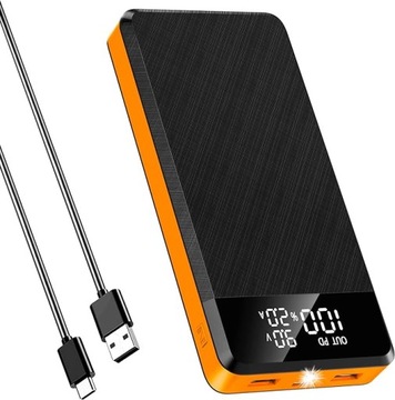 PowerBank 30 000 mAh, 20 W USB C funkcja szybkiego ładowania