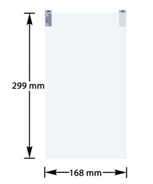 2 szt. Folia ochronna na laptop 299 x 168 mm 13,5 cala 16:9