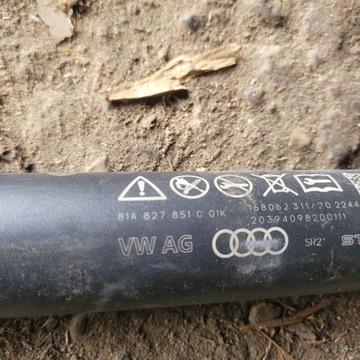 AUDI Q2 81A VZPĚRA/TLAKOVAČ KRYT LEVÝ PRAVÝ 81A827851C