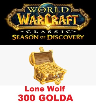 WOW CLASSIC 300 SZTUK GOLDA ZŁOTA SEASON OF DISCOVERY LONE WOLF