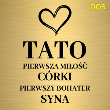 Brelok Do Kluczy Czarny Z Grawerem Dla Taty Na Dzień Ojca