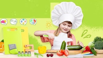 НАБОР БЕЗОПАСНЫХ НОЖЕЙ КУХОННЫЕ АКСЕССУАРЫ ДЛЯ ДЕТЕЙ MEGA SET XXL