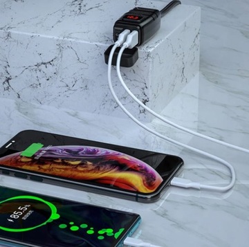 Адаптер питания для зарядного устройства для мотоцикла USB-C с разъемом QC3.0