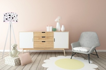 СВЕТИЛЬНИК-ШТАТИВ ЛОФТ ДЕТСКИЙ АБАРИТ С УЗОРОМ LED