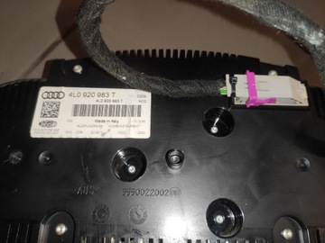 AUDI Q7 4L FACELIFT 3.0 TDI CJGA PŘÍSTROJOVÁ DESKA BUDÍKY TACHOMETR GB ORIGINÁLNÍ