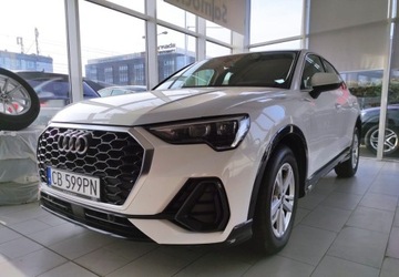 Audi 2023 Audi Q3 Sportback Salon Polska Sportback bogaty dwukolorowy Coupe SUV 1.5