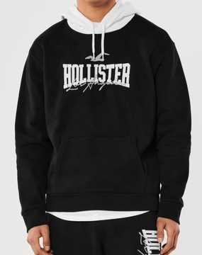 bluza Abercrombie Hollister M kangurek czarna