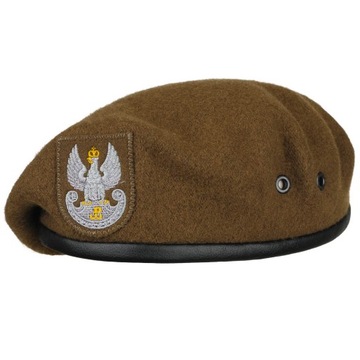BERET WOT Wojsk Obrony Terytorialnej Brązowy - 58
