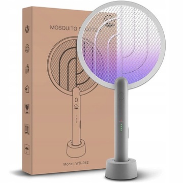 ELEKTRYCZNA ŁAPKA PACKA NA MUCHY OWADY LAMPA UV
